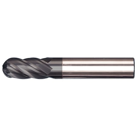 Mastercut Tool 1/8x3/8x1/8x1-1/2 4FL Ball Multi-Helix V4 W/Flat, PowerA 400-202W-1
